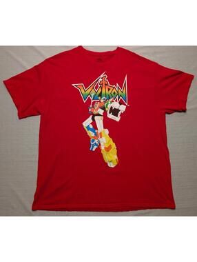 Official Voltron Defender Of The Universe Red T-Shirt XXL